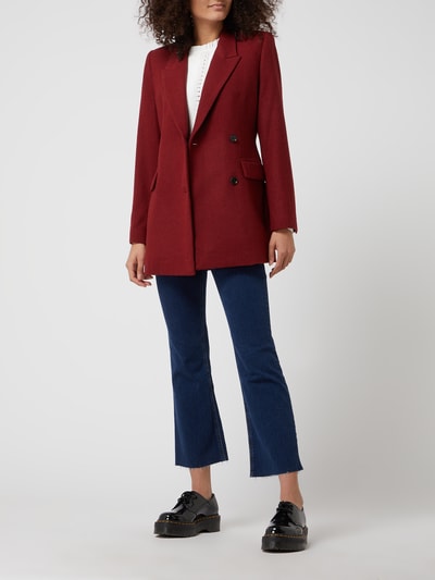 Mango Blazer mit 2-Knopf-Leiste Modell 'Coach' Rot 1