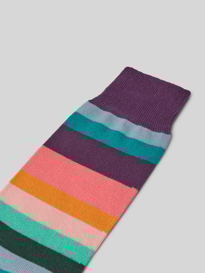 PAUL SMITH Socken mit gerippten Bündchen Modell 'ARTIST' Rosa 2