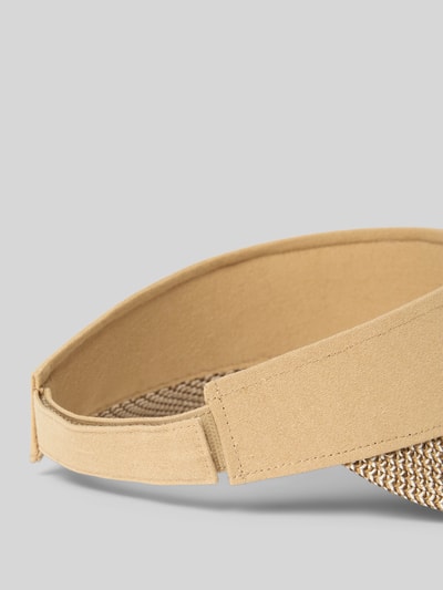 Barts Zonneklep met labeldetail, model 'Vesder' Zand - 2