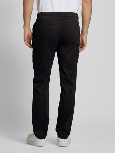 Tommy Hilfiger Chino met achterzakken, model 'DENTON' Zwart - 5