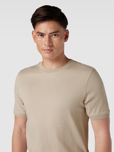 Cinque T-Shirt in Strick-Optik Sand 3