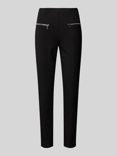 Guess Slim Fit Leggings mit Reißverschlusstaschen Modell 'NEW GISELE' Black 1