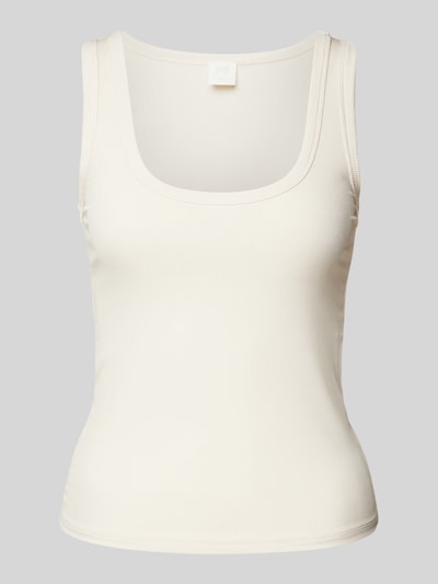 Marella Tanktop in Ripp-Optik Modell 'SCOPPIO' Weiss 1