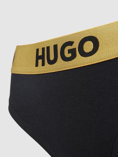 HUGO String mit Label-Bund Modell 'SPORTY' Gold 2