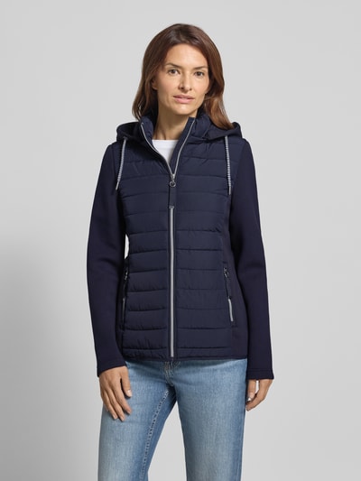 Christian Berg Woman Selection Gewatteerd jack met opstaande kraag Donkerblauw - 4