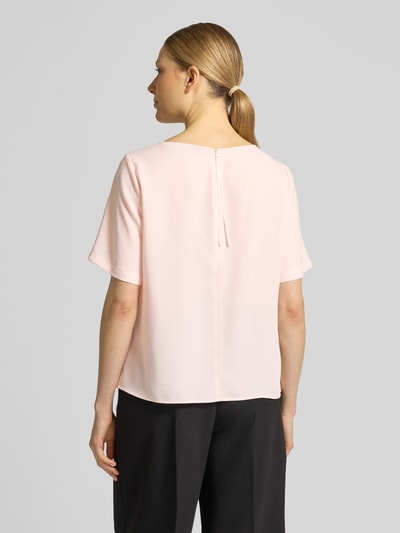s.Oliver BLACK LABEL Bluzka w kroju regular fit z wszytym zamkiem błyskawicznym Różowawy 5