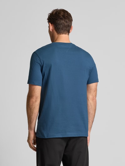 Tommy Hilfiger T-shirt o kroju regular fit z czystej bawełny Petrol 5