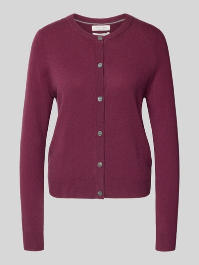 Christian Berg Woman Kurtka z dzianiny z kaszmiru z okrągłym dekoltem Bordowy 2