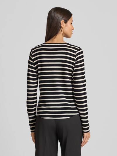 Lanius Shirt met lange mouwen van scheerwol met ronde hals Offwhite - 5