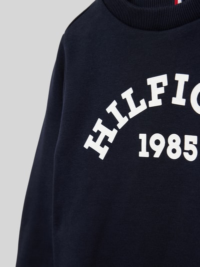 Tommy Hilfiger Kids Sweatshirt mit Label-Print Marine 2