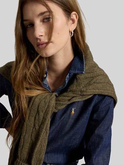 Polo Ralph Lauren regular fit jeansblouse van puur katoen Jeansblauw - 3