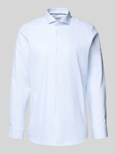 OLYMP Level Five Regular fit zakelijk overhemd met haaikraag Bleu - 2