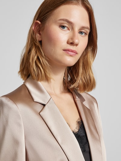 Jake*s Cocktail Regular fit blazer met paspelzakken Taupe - 3