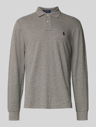 Polo Ralph Lauren Poloshirt mit Label-Stitching Hellgrau 2