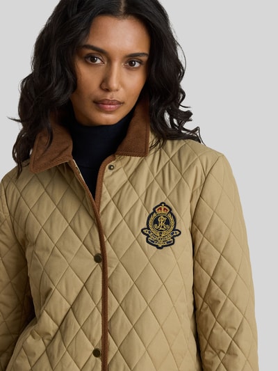 Lauren Ralph Lauren Regular Fit Steppmantel mit Logo-Stitching Beige 3