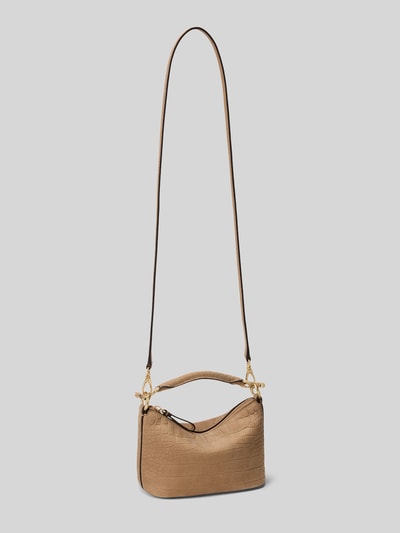 Lauren Ralph Lauren Umhängetasche aus echtem Rindsleder Modell 'BLKE MINI' Camel 3