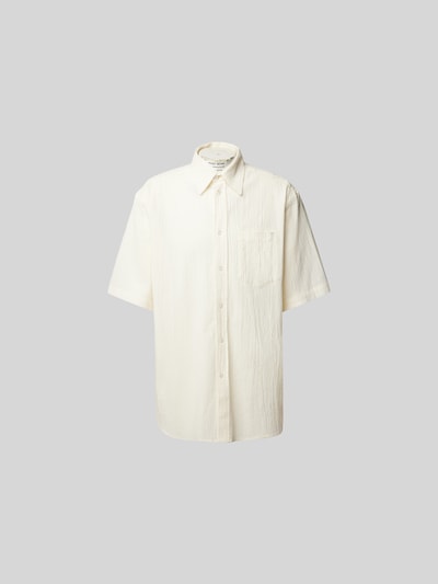 Wood Wood Relaxed Fit Freizeithemd mit Knopfleiste Weiss 2