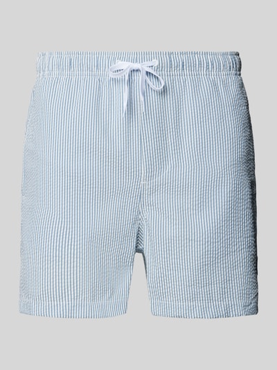 Only & Sons Badehose mit Strukturmuster Modell 'TED' Hellblau 1