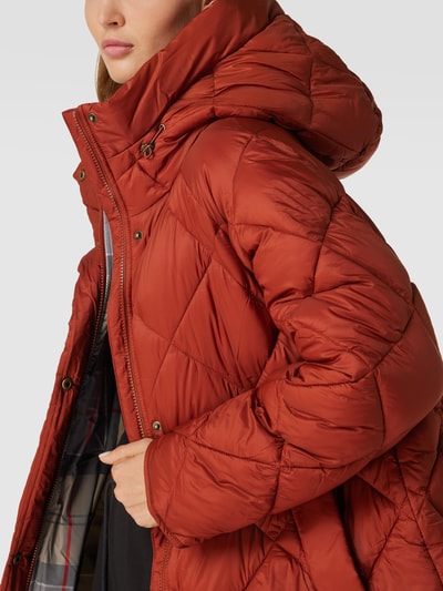 Barbour Płaszcz pikowany z kapturem model ‘SANDYFORD’ Rdzawoczerwony 3