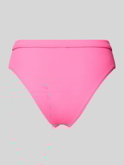 VENICE BEACH High Waist Bikini-Hose mit Label-Detail Modell 'Lucky' Pink 3