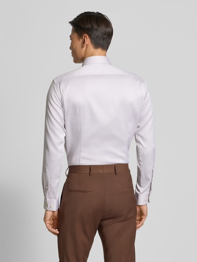 Jake*s Regular Fit Business-Hemd mit Kentkragen Taupe 5