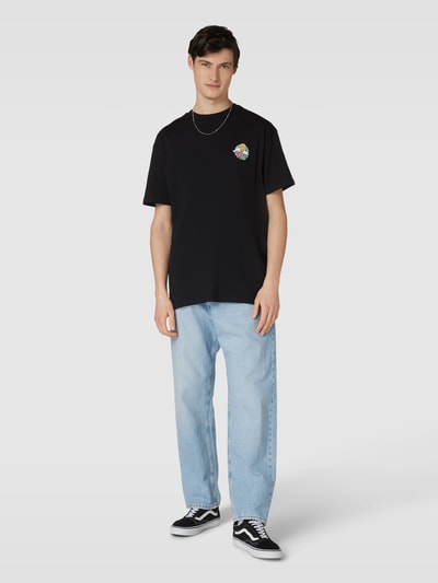 URBAN CLASSICS T-Shirt mit Motiv-Print Modell 'Cloudy Tee' Black 1