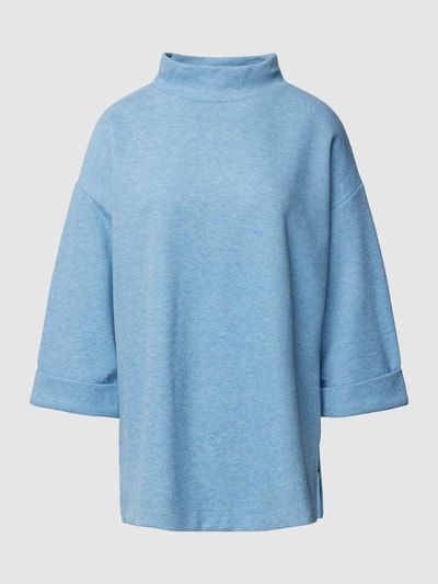 Soyaconcept Sweatshirt mit Stehkragen Modell 'Ally' Hellblau Melange 2