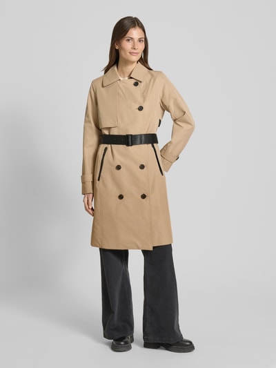 khujo Trenchcoat mit Reißverschlusstaschen Modell 'ERINE' Camel 4