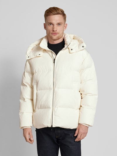 Emporio Armani Steppjacke mit Zweiwege-Reißverschluss Offwhite 4