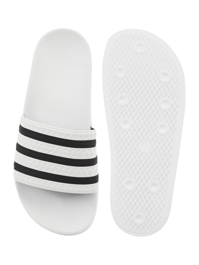 adidas Originals Instappers met logostrepen, model 'Adilette' Wit - 3