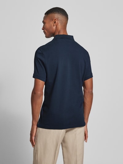 Barbour Slim Fit Poloshirt mit Label-Stitching Marine 5