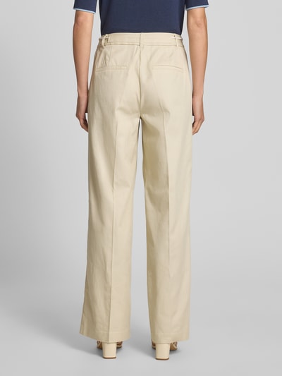 Tom Tailor Wide fit wijde broek met tunnelkoord, model 'LEA'
  Beige - 5