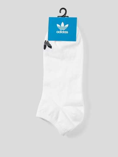 adidas Originals Krótkie skarpety z nadrukiem z logo w zestawie 3 szt. Biały 4