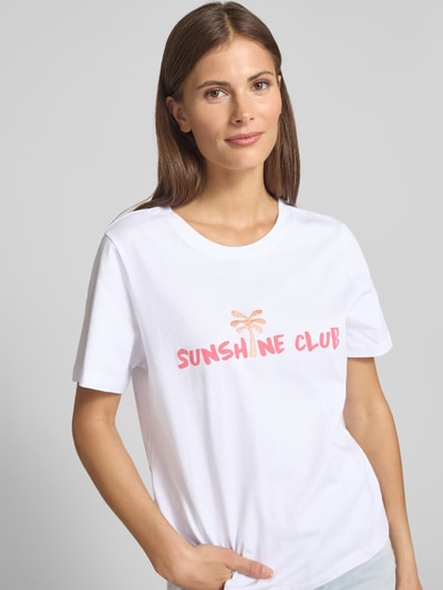 Smith and Soul T-shirt z okrągłym dekoltem Biały 3
