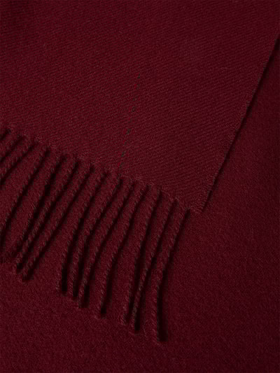 Fraas Szal z frędzlami Bordowy 2