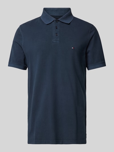 Tommy Hilfiger Regular Fit Poloshirt mit Logo-Stitching Marine 2