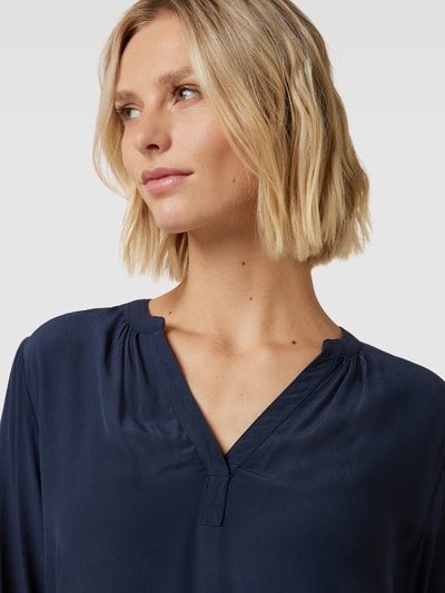 Esprit Bluse mit V-Ausschnitt Marine 3