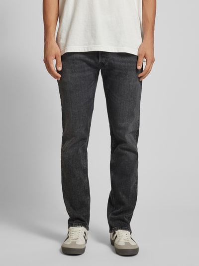 Replay Straight Leg Jeans im 5-Pocket-Design Modell 'GROVER' Anthrazit 4