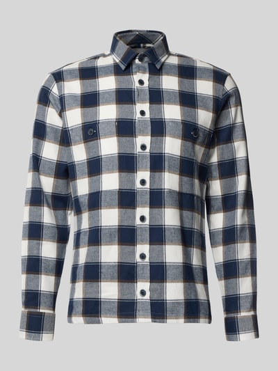 Brax Slim Fit Freizeithemd mit Kentkragen Modell 'KAY' Marine 2