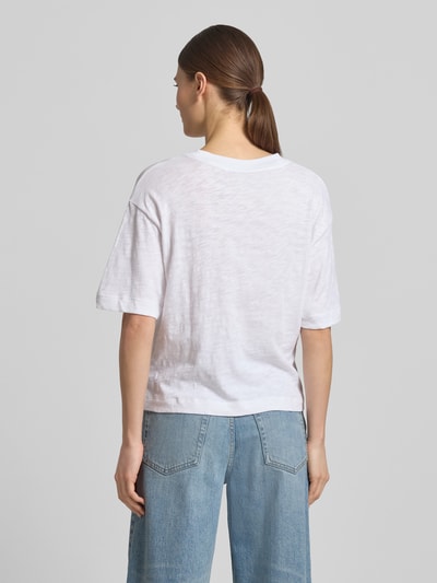 Marc O'Polo Regular Fit T-Shirt aus reiner Baumwolle Weiss 5