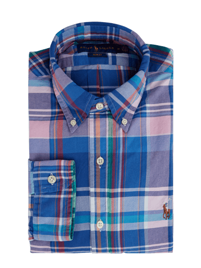 Polo Ralph Lauren Koszula casualowa o kroju slim fit z tkaniny Oxford  Jasnoróżowy 2