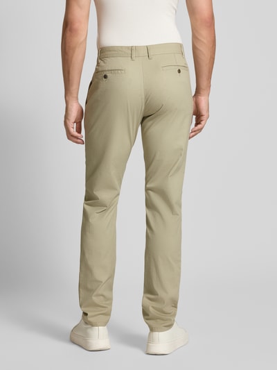 MCNEAL Slim fit broek met achterzakken Zand - 5