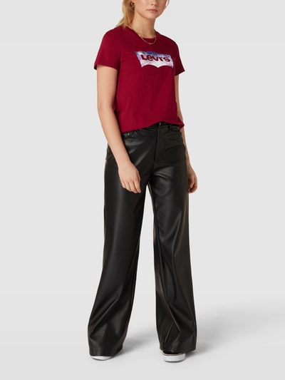 Levi's® T-Shirt mit Label-Print Bordeaux 1