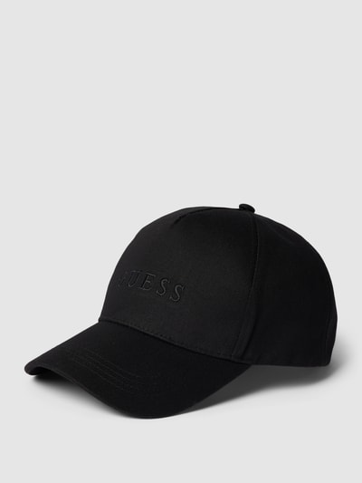 Guess Basecap mit Label-Stitching Black 1