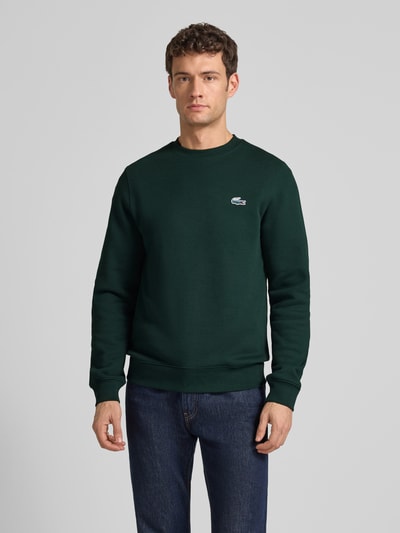 Lacoste Regular Fit Sweatshirt aus reiner Baumwolle Dunkelgruen 4