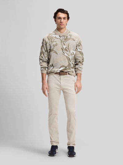 BOSS Orange Slim Fit Chino aus Baumwoll-Mix Modell 'CHINO SLIM' Beige 1