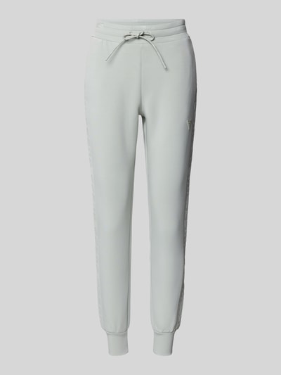 Guess Activewear Slim fit sweatpants met labelpatch, model 'ALLIE SCUBA' Mintgroen - 2