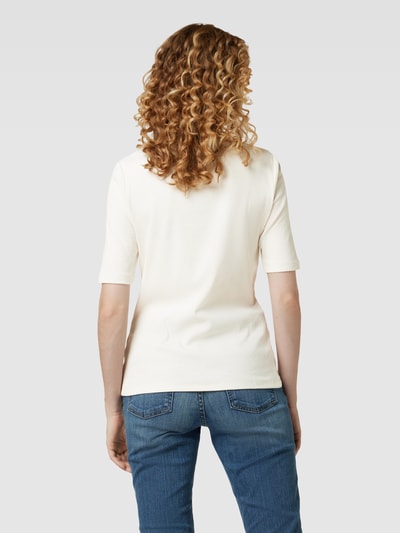 Montego T-shirt met ronde hals Offwhite - 5