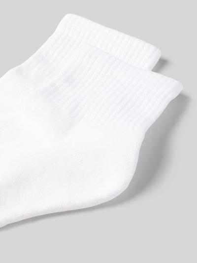 Emporio Armani Socken mit Label-Print im 2er-Pack Weiss 2