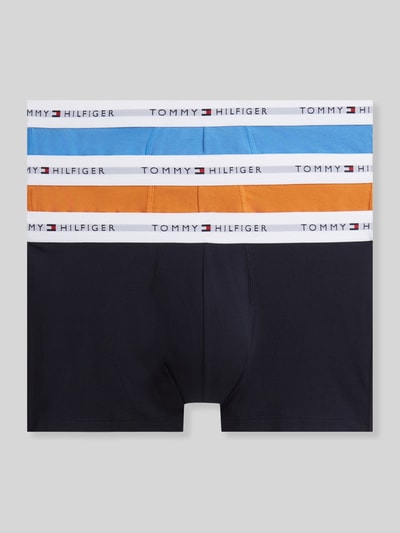 Tommy Hilfiger Spodnie z paskiem z logo w zestaw 3 szt. Pomarańczowy 2